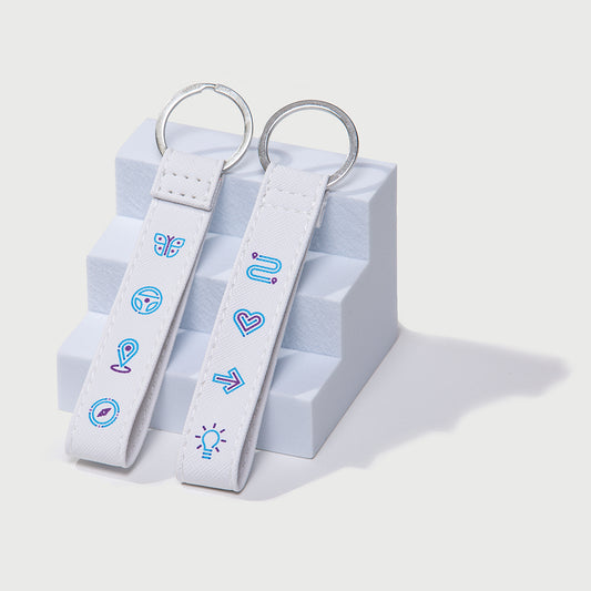 “Keys to moving ahead” keychain
