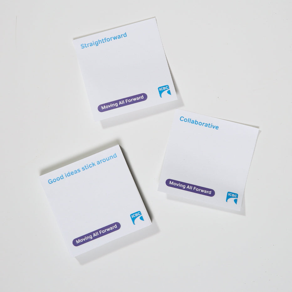 Thoughtful sticky notes