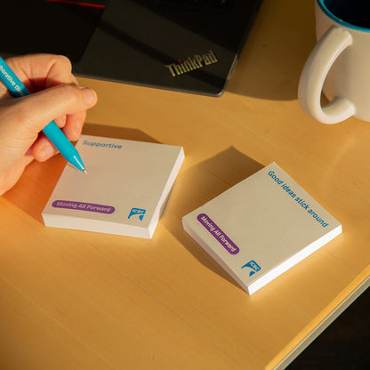 Thoughtful sticky notes